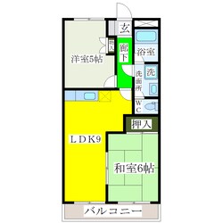 大川市役所前 徒歩8分 4階の物件間取画像